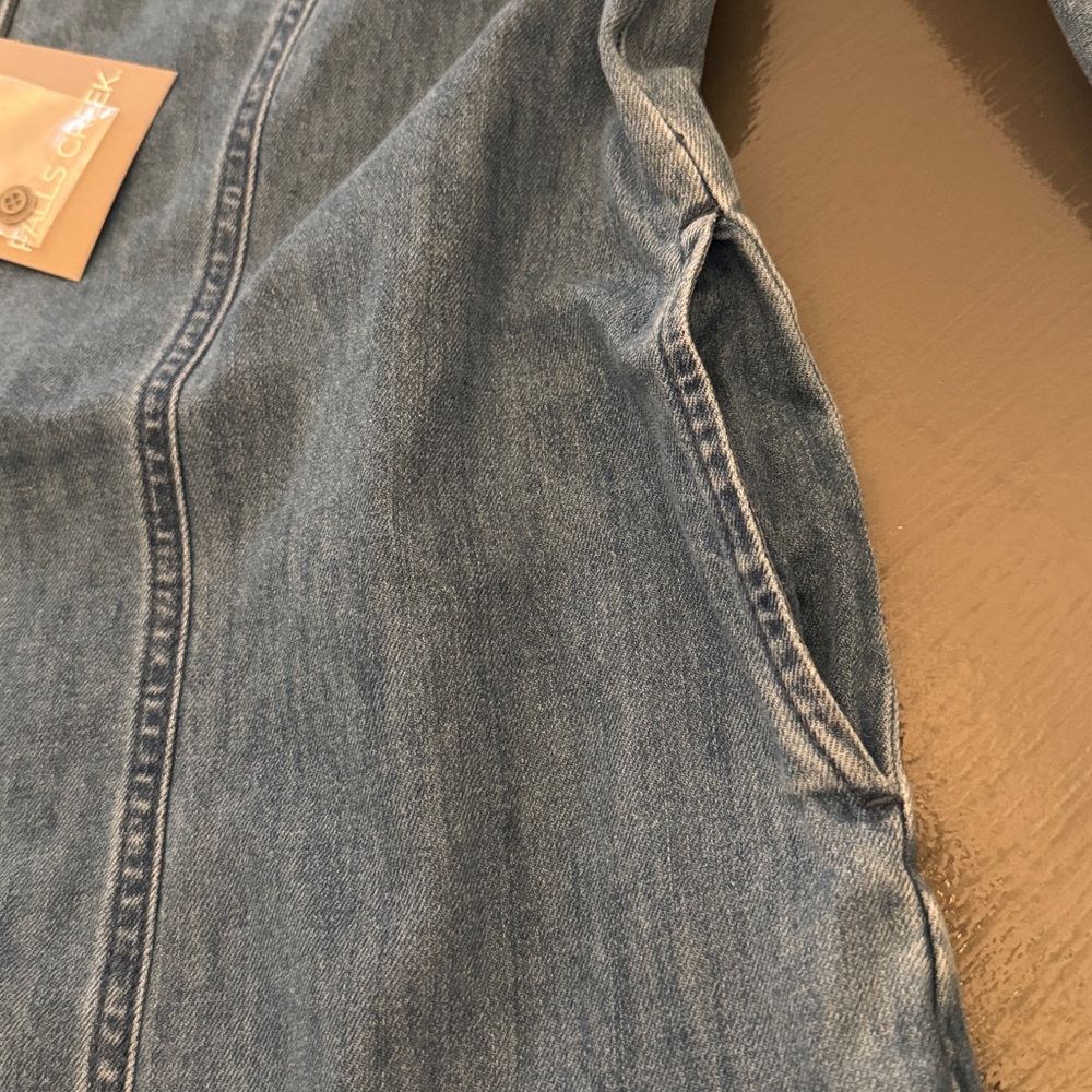 NWT Denim popover dress - Picture 6 of 6